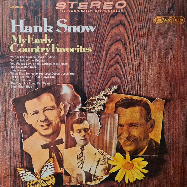 Snow, Hank - My Early Country Favorites (Vinyl, VG) (Vinyl LP)