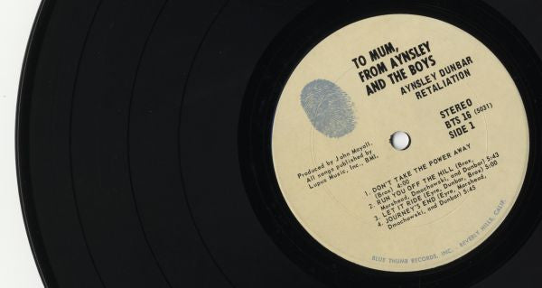 Dunbar, Aynsley Retaliation - To Mum, From Aynsley And The Boys (G+) (Vinyl LP)