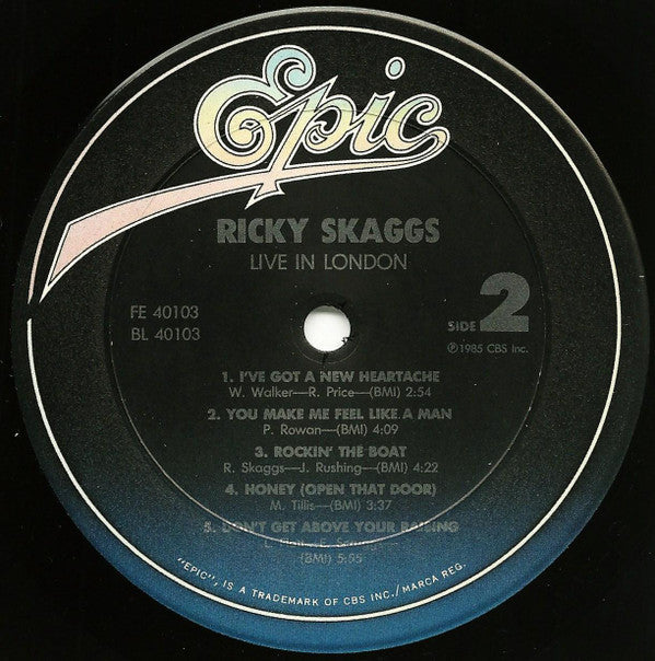Skaggs, Ricky - Live In London (NM or M-) (Vinyl LP)