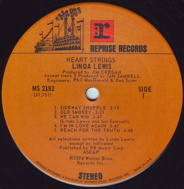 Lewis, Linda - Heart Strings (VG) (Vinyl LP)