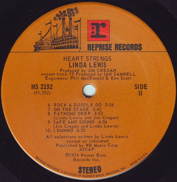 Lewis, Linda - Heart Strings (VG) (Vinyl LP)