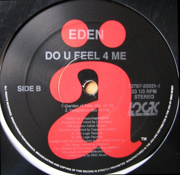 Eden - Do U Feel 4 Me (VG) (Vinyl LP)