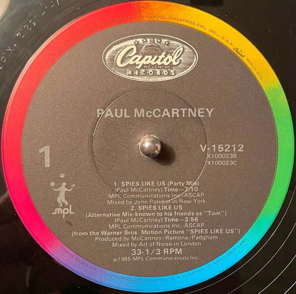 McCartney, Paul - Spies Like Us (VG) (Vinyl LP)