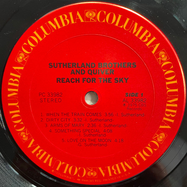 Sutherland Brothers & Quiver - Reach For The Sky (Vinyl, VG+) (Vinyl LP)