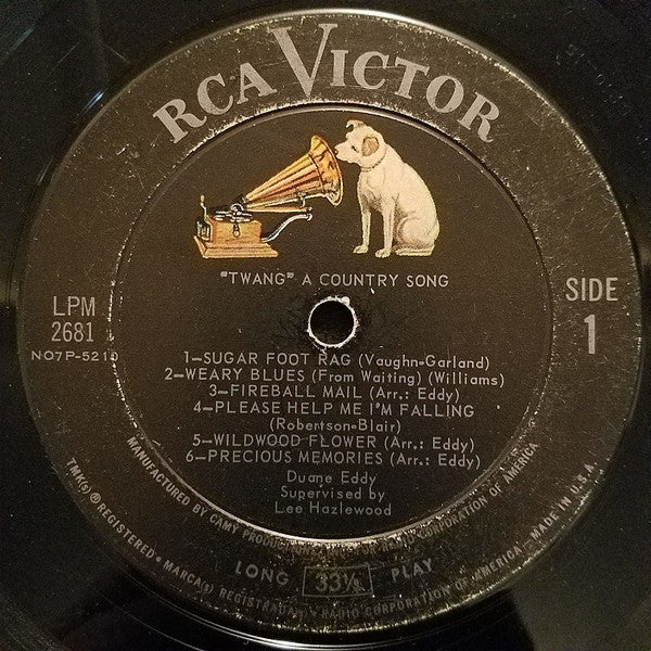 Eddy, Duane - "Twang" A Country Song (VG) (Vinyl LP)