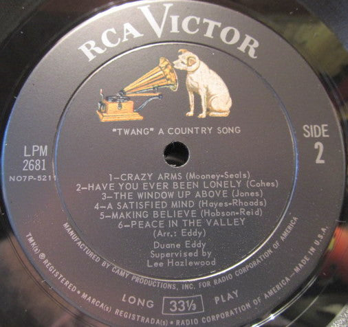 Eddy, Duane - "Twang" A Country Song (VG) (Vinyl LP)