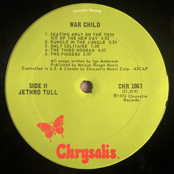 Jethro Tull - War Child (Vinyl, VG+) (Vinyl LP)