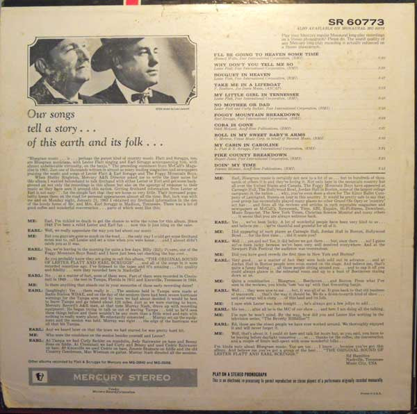 Flatt & Scruggs - The Original Sound (VG+) (Vinyl LP)