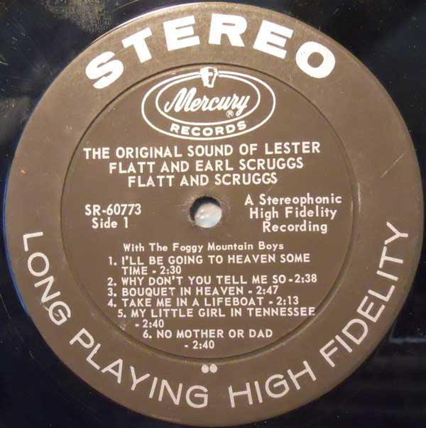 Flatt & Scruggs - The Original Sound (VG+) (Vinyl LP)