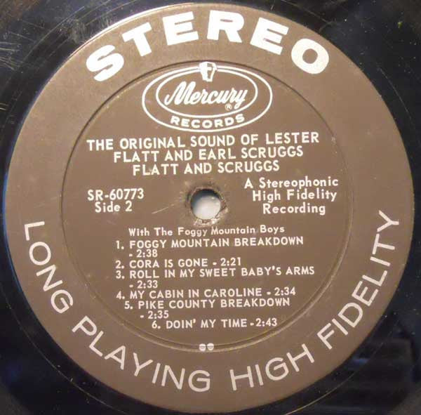 Flatt & Scruggs - The Original Sound (VG+) (Vinyl LP)