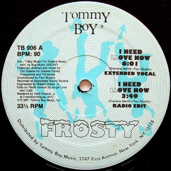 Frosty - I Need Llove Now (VG+) (Vinyl LP)