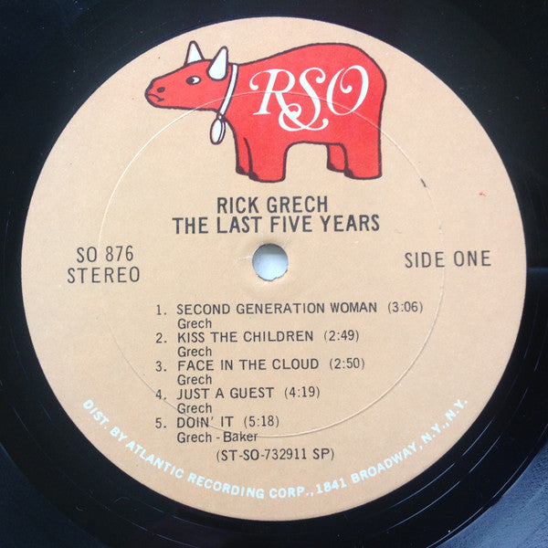 Grech, Rick - The Last Five Years (NM or M-) (Vinyl LP)