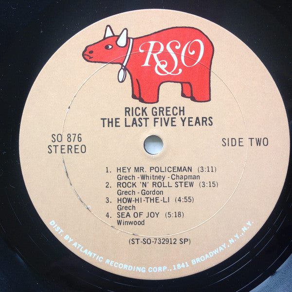 Grech, Rick - The Last Five Years (NM or M-) (Vinyl LP)