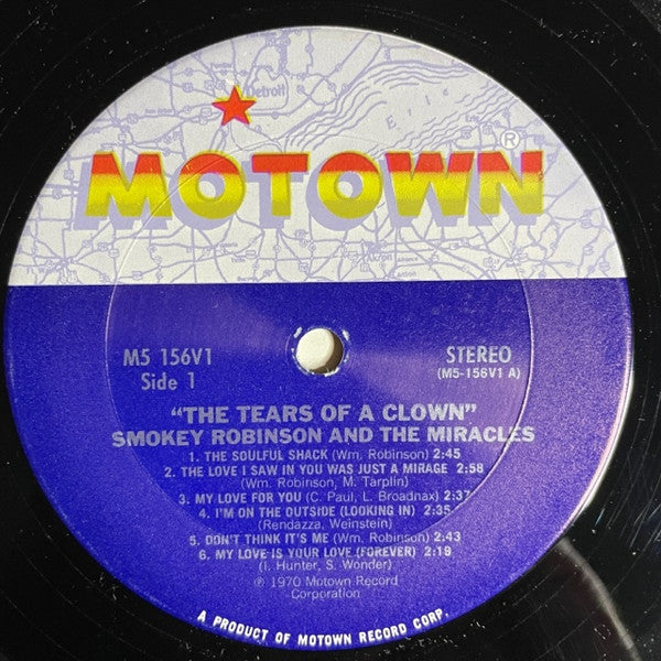 Robinson, Smokey & The Miracles - The Tears Of A Clown (Vinyl, VG+) (Vinyl LP)