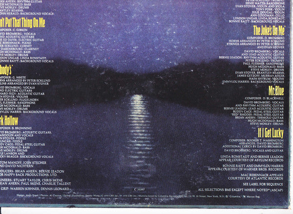 Bromberg, David Band - Midnight On The Water (VG+) (Vinyl LP)