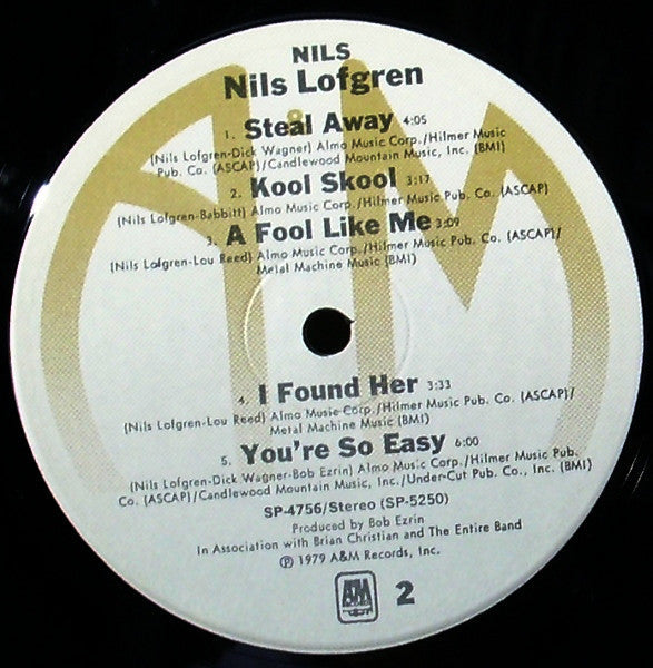 Lofgren, Nils - Nils (NM or M-) (Vinyl LP)