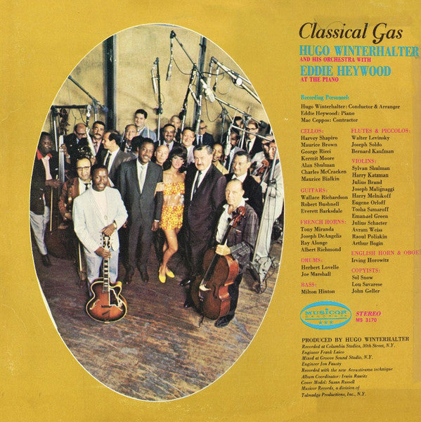 Hugo Winterhalter And Eddie Heywood - Classical Gas (VG+) (Vinyl LP)