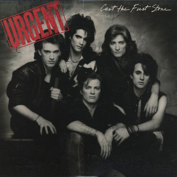 Urgent  - Cast The First Stone (Vinyl, VG+) (Vinyl LP)