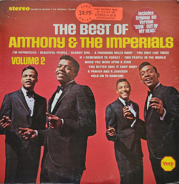 Anthony & The Imperials - The Best Of Volume 2 (VG) (Vinyl LP)
