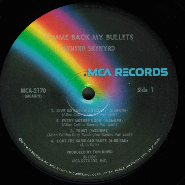Lynyrd Skynyrd - Gimme Back My Bullets (Vinyl, G+) (Vinyl LP)