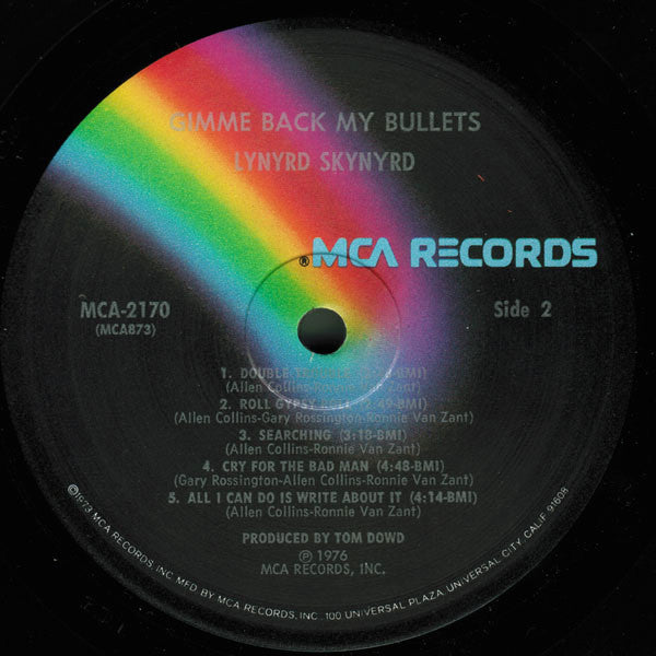 Lynyrd Skynyrd - Gimme Back My Bullets (Vinyl, G+) (Vinyl LP)