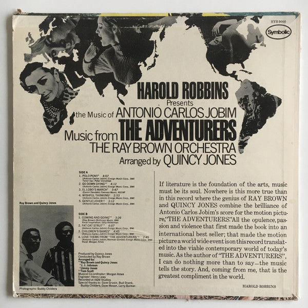 The Adventurers, Music from - Jobim, Antonio Carlos The Ray Brown Orchestra Arranged By Quincy Jones (VG+) (Vinyl LP)