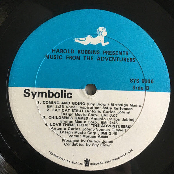 The Adventurers, Music from - Jobim, Antonio Carlos The Ray Brown Orchestra Arranged By Quincy Jones (VG+) (Vinyl LP)