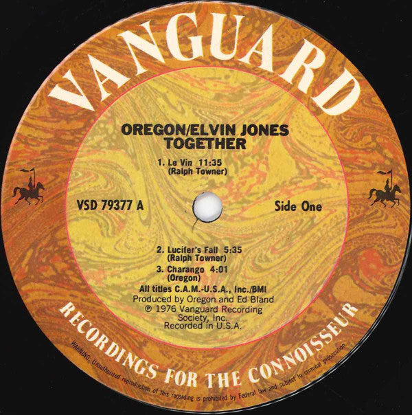 Oregon / Elvin Jones - Together (Vinyl, VG) (Vinyl LP)