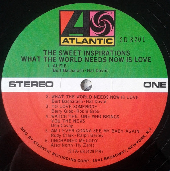 Sweet Inspirations - What The World Needs Now Is Love (Vinyl, VG) (Vinyl LP)