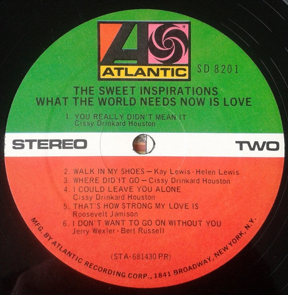Sweet Inspirations - What The World Needs Now Is Love (Vinyl, VG) (Vinyl LP)