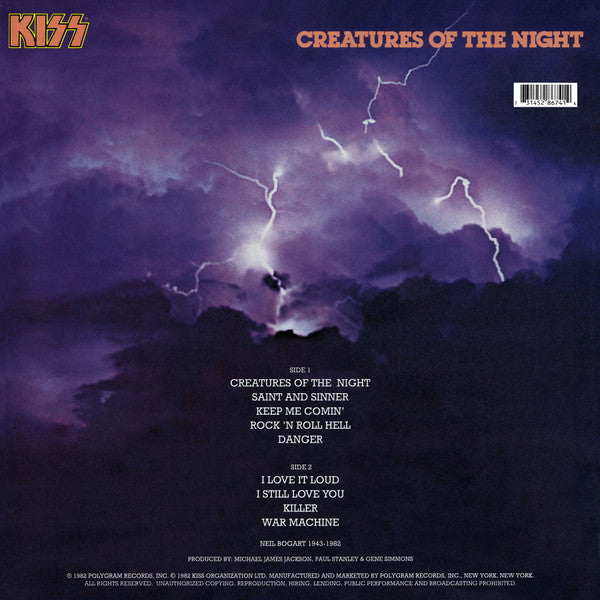 Kiss - Creatures Of The Night (M) (Vinyl LP)