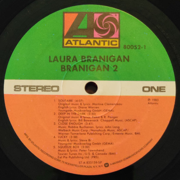 Branigan, Laura - Branigan 2 (NM or M-) (Vinyl LP)