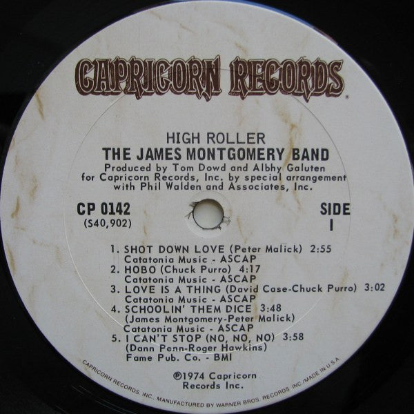 Montgomery, James Band - High Roller (VG+) (Vinyl LP)