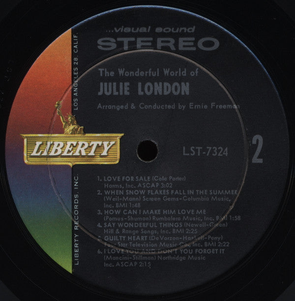 London, Julie - The Wonderful World Of Julie London (NM or M-) (Vinyl LP)
