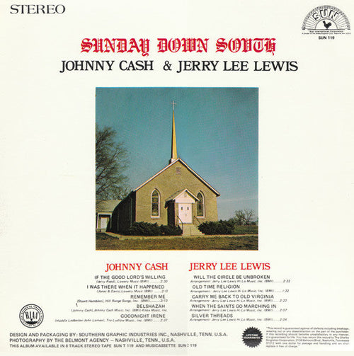 Cash, Johnny & Jerry Lee Lewis - Sunday Down South (Vinyl, VG) (Vinyl LP)