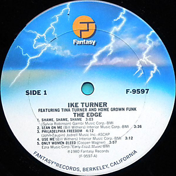 Turner, Ike Featuring Tina Turner And Home Grown Funk - The Edge (VG) (Vinyl LP)