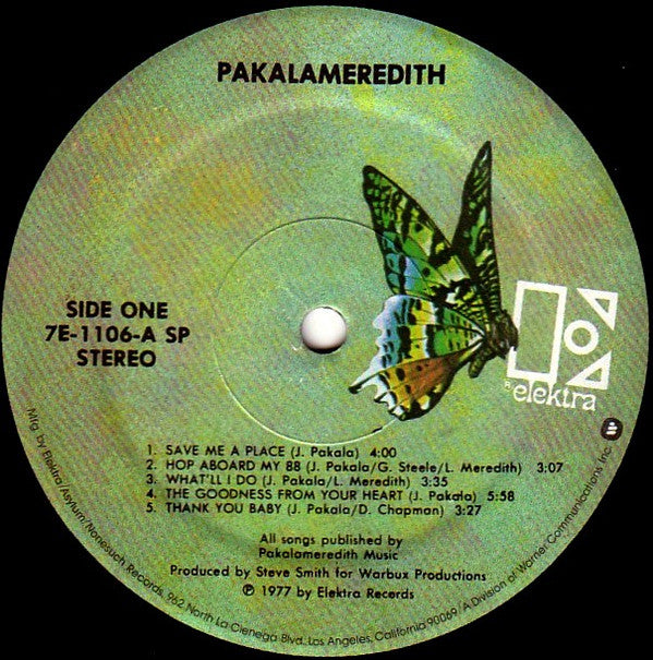 Pakalameredith - Pakalameredith (VG+) (Vinyl LP)