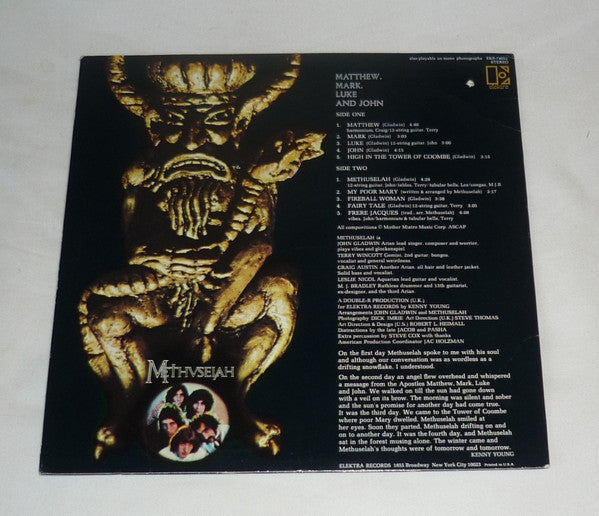 Methuselah - Matthew, Mark, Luke And John (VG+) (Vinyl LP)