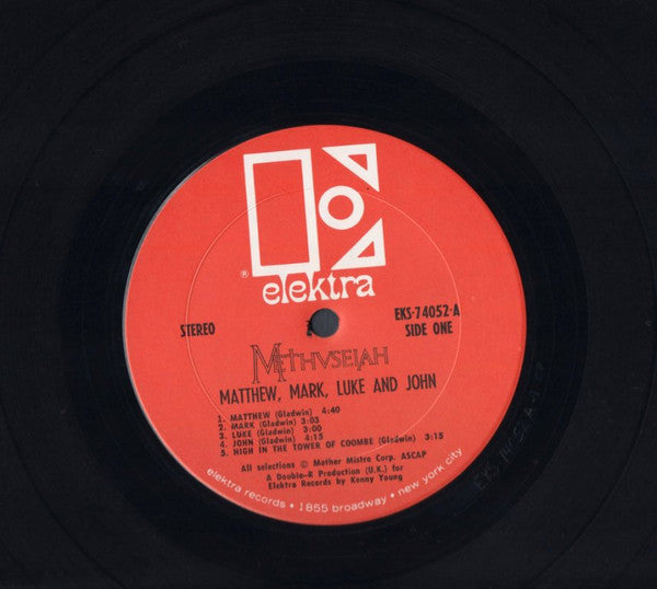 Methuselah - Matthew, Mark, Luke And John (VG+) (Vinyl LP)