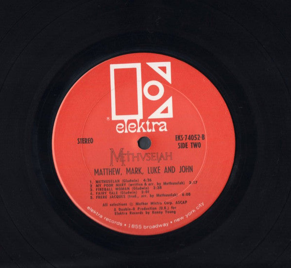 Methuselah - Matthew, Mark, Luke And John (VG+) (Vinyl LP)