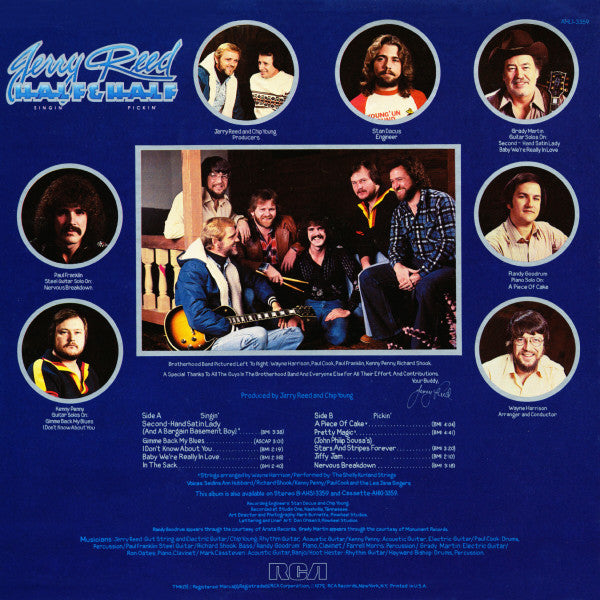 Reed, Jerry - Half Singin' & Half Pickin' (VG+) (Vinyl LP)