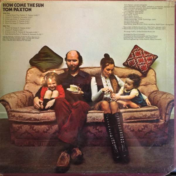 Paxton, Tom - How Come The Sun (VG+) (Vinyl LP)