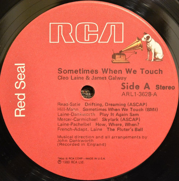 Laine, Cleo & James Galway - Sometimes When We Touch (VG+) (Vinyl LP)