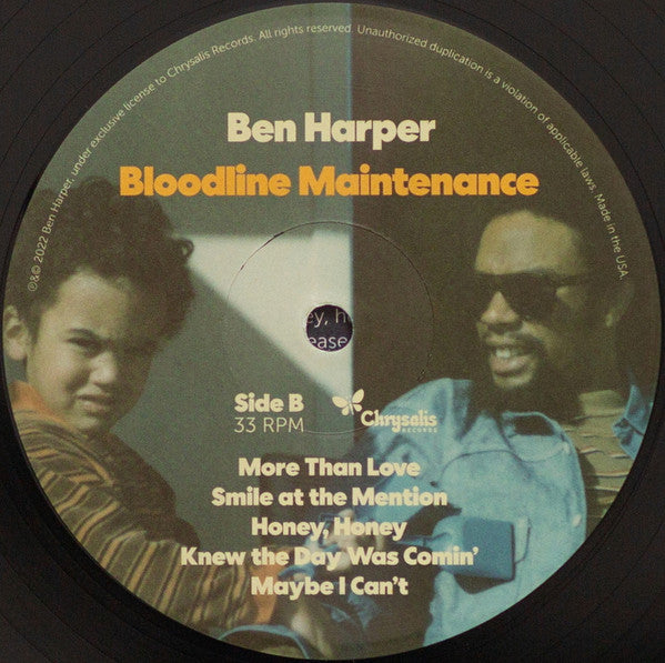 Harper, Ben - Bloodline Maintenance (Vinyl, VG+) (Vinyl LP)