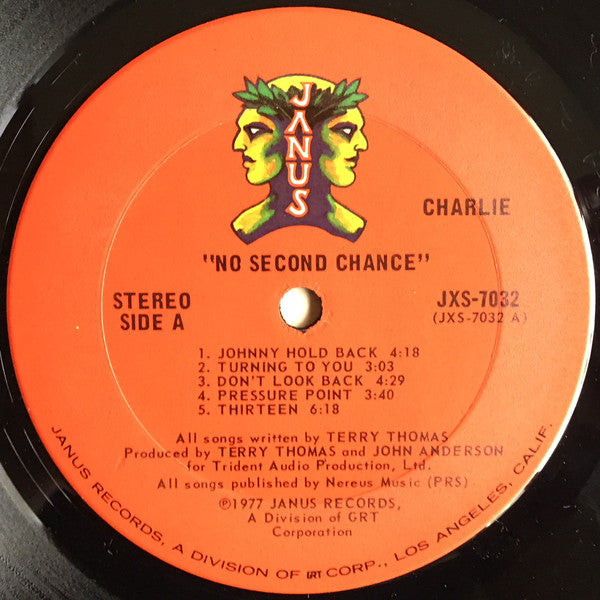 Charlie - No Second Chance (VG+) (Vinyl LP)