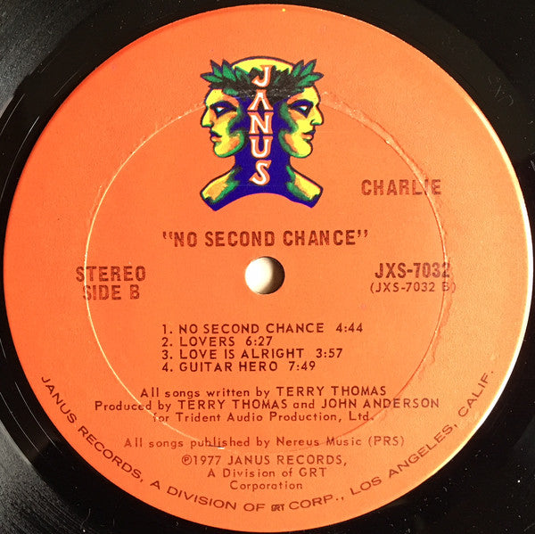 Charlie - No Second Chance (VG+) (Vinyl LP)