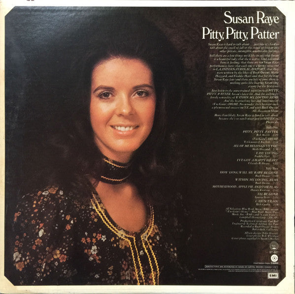Raye, Susan - Pitty, Pitty, Patter (VG+) (Vinyl LP)