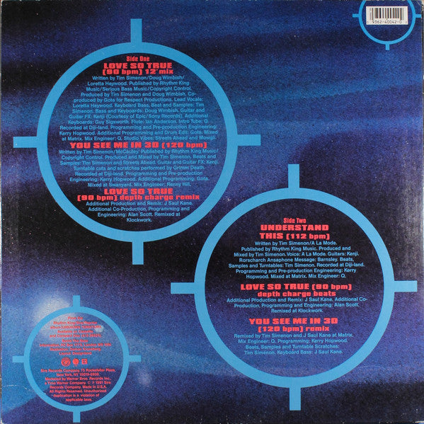 Bomb The Bass - Love So True (VG+) (Vinyl LP)