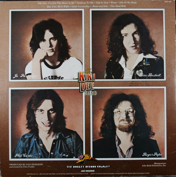 Dee, Kiki Band - I've Got The Music In Me (VG) (Vinyl LP)