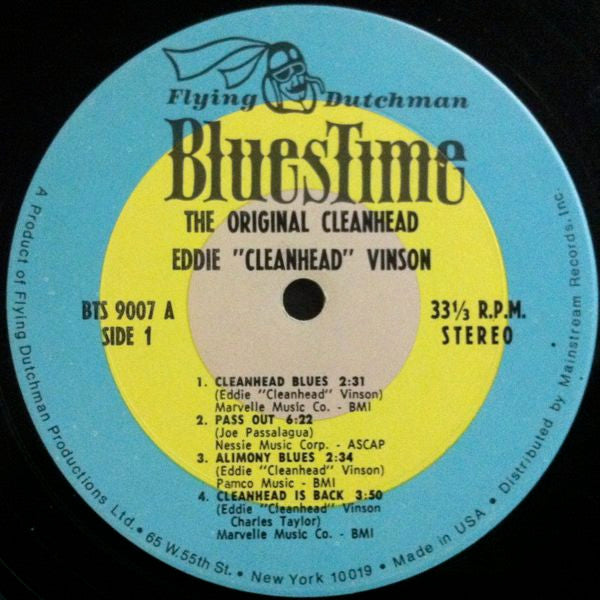 Vinson, Eddie "Cleanhead" - The Original Cleanhead (Vinyl, VG+) (Vinyl LP)